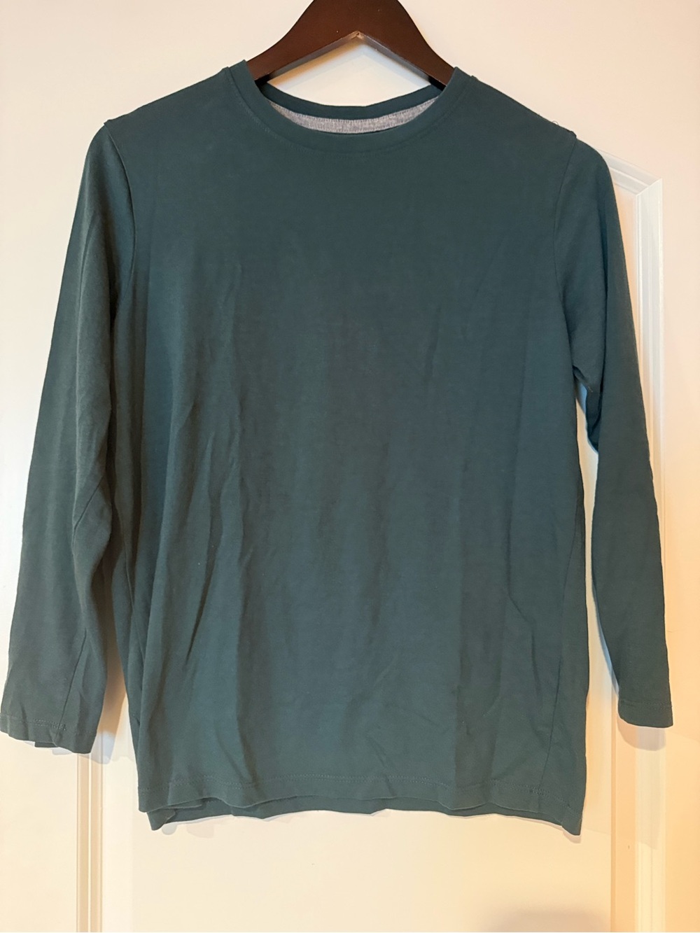Boy’s Old Navy Long Sleeve Crewneck Shirt - Dark Green Size XL 14/16